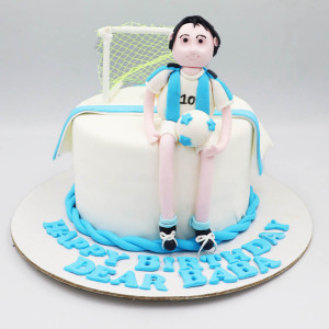 Sports Cake ( Messi Theme Cake )